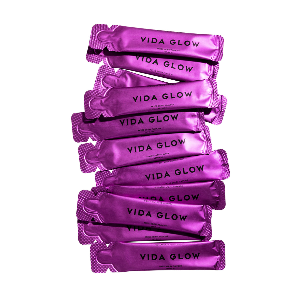 Vida Glow Liquid Collagen Skin Health Mixed Berry - 15 sachets