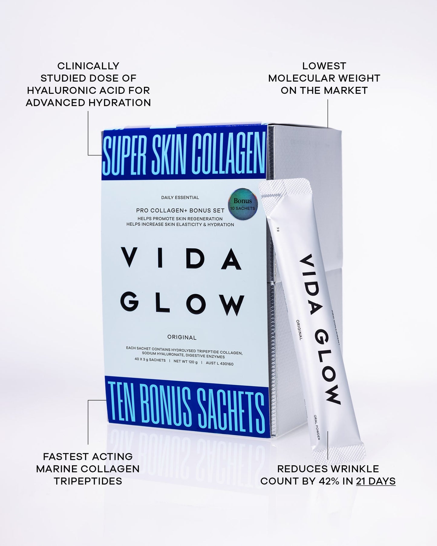 Vida Glow Pro Collagen+ Bonus Set - Limited Edition