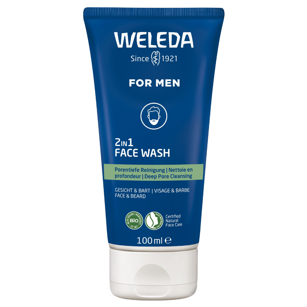 Weleda Mens 2 in 1 Face Wash 100ml