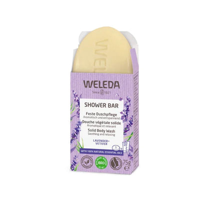 Weleda Shower Bar Lavender + Vetiver 75g