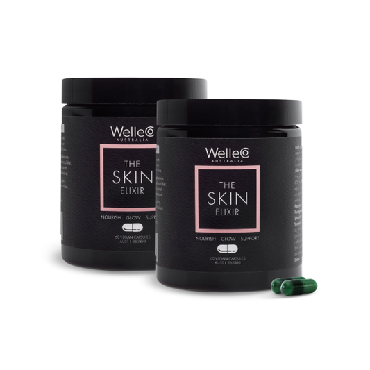 WelleCo The Skin Elixir 60 Capsules - 2 Month Supply CLEARANCE