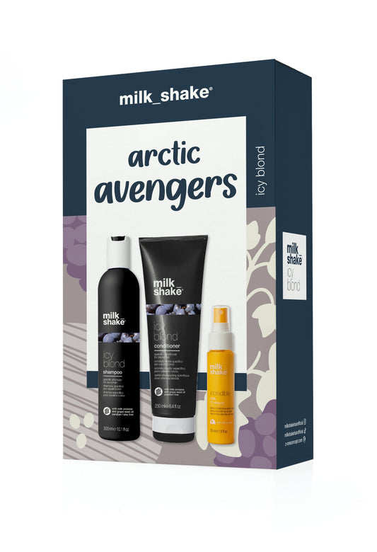 milk_shake 'arctic avengers' icy blonde trio pack