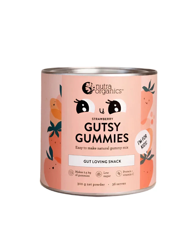 AbsoluteSkin Strawberry / 300g Nutra Organics Gutsy Gummies supplements