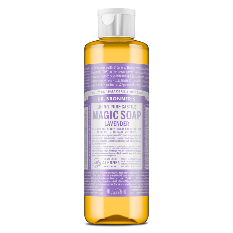 Dr. Bronner's Pure Castile Liquid Soap - Lavender 237ml