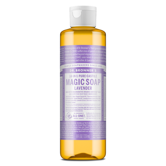 Dr. Bronner's Pure Castile Liquid Soap - Lavender 237ml