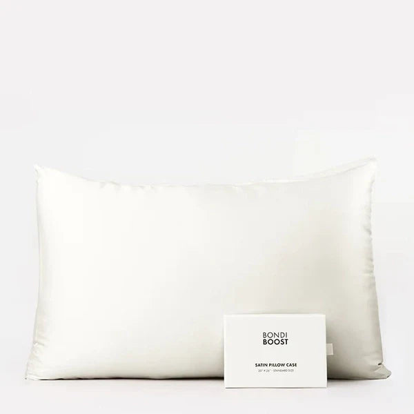 Bondi Boost Bondi Boost Satin Pillowcase IVORY (Standard Size) Pillowcases