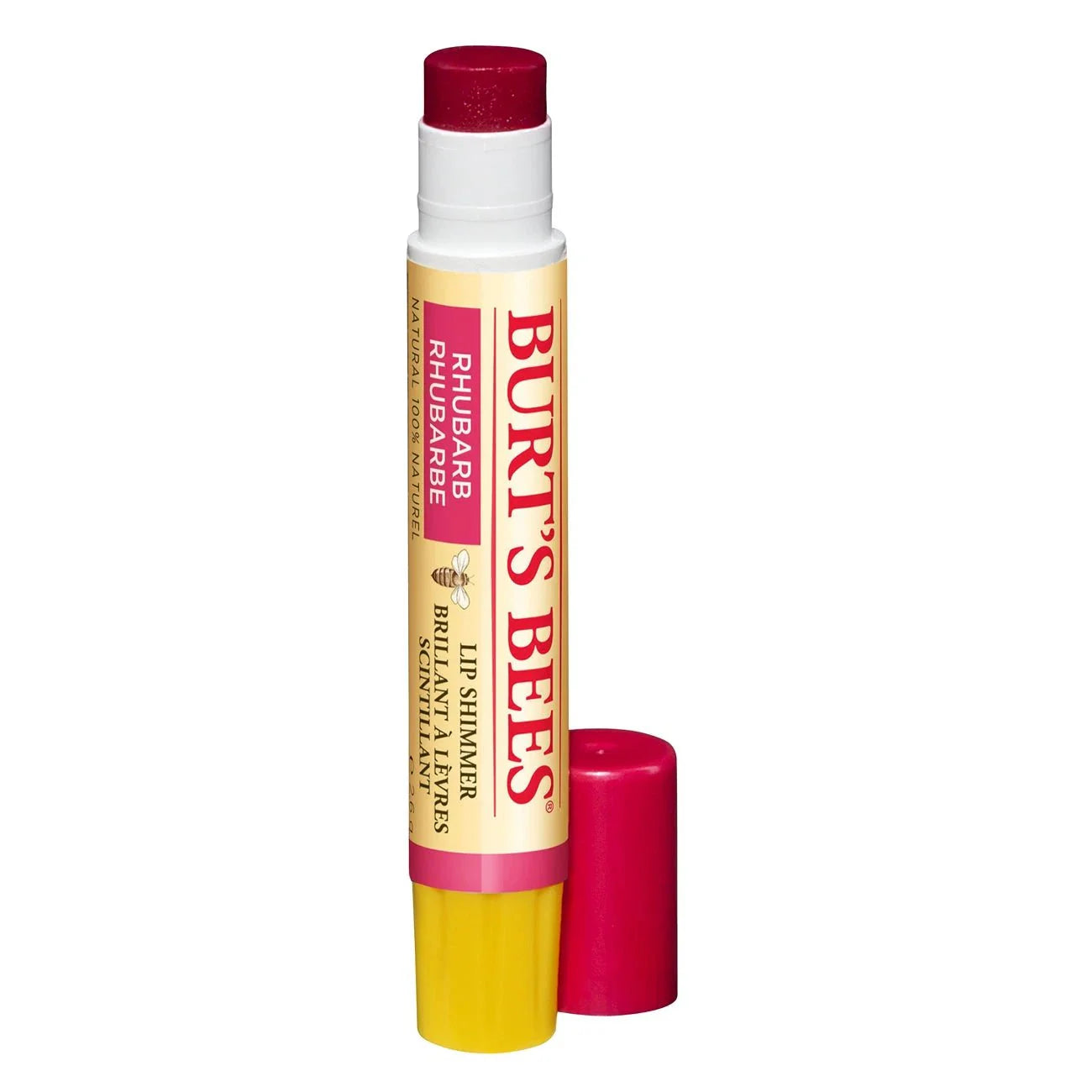 Burts Bees Rhubarb Burts Bees Lip Shimmer 2.6g Lip Care