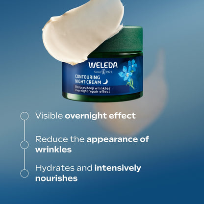 Weleda Contouring Night Cream Blue Gentian and Edelweiss 40ml