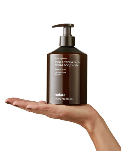 endota Citrus & Vanilla Bean Hand & Body Wash 480ml