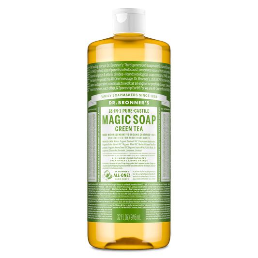 Dr. Bronner's Pure Castile Liquid Soap - Green Tea 946ml