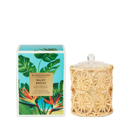 Glasshouse Fragrances Balmy Breeze Scented Candle 380g