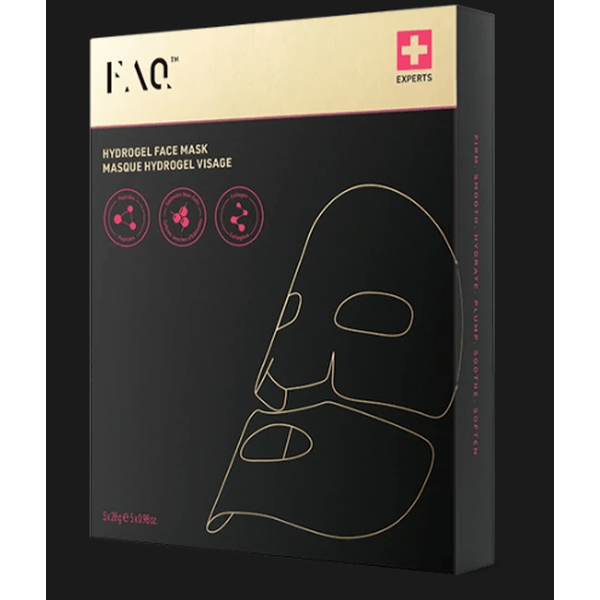 FOREO FOREO FAQ Glass Skin Collagen Hydrogel Face Mask 5 Pack Skin Care [Health and Beauty]