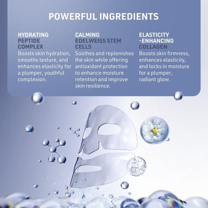 FOREO FOREO FAQ Glass Skin Collagen Hydrogel Face Mask 5 Pack Skin Care [Health and Beauty]