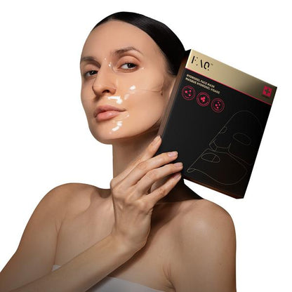 FOREO FOREO FAQ Glass Skin Collagen Hydrogel Face Mask 5 Pack Skin Care [Health and Beauty]
