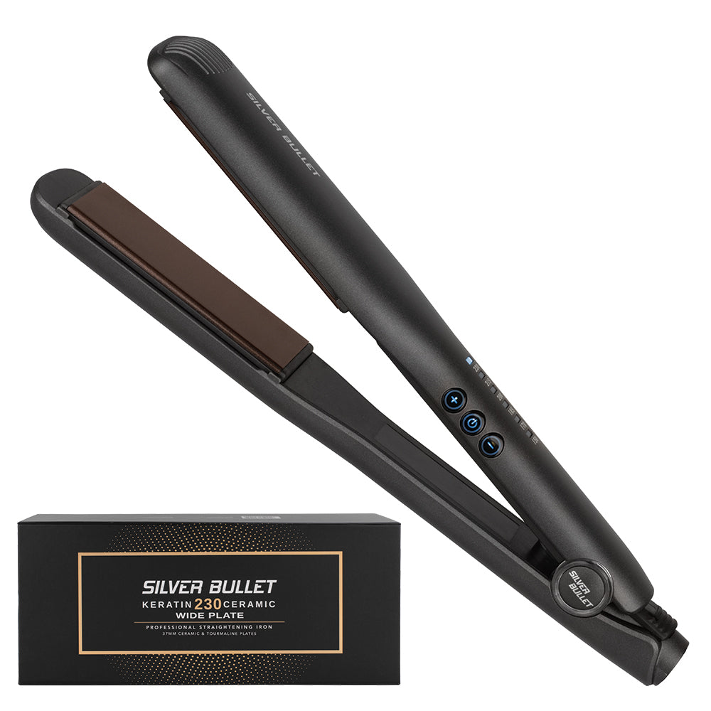 Silver Bullet Keratin 230 Ceramic Wide Plate Straighteners 37mm