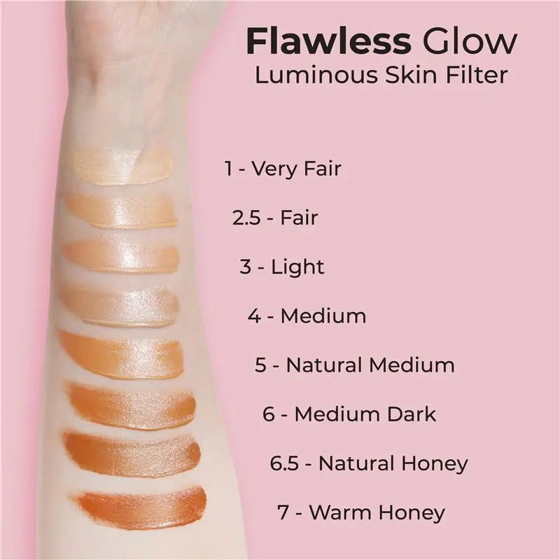 MCoBeauty Flawless Glow Luminous Skin Filter 30ml (Various Shades)