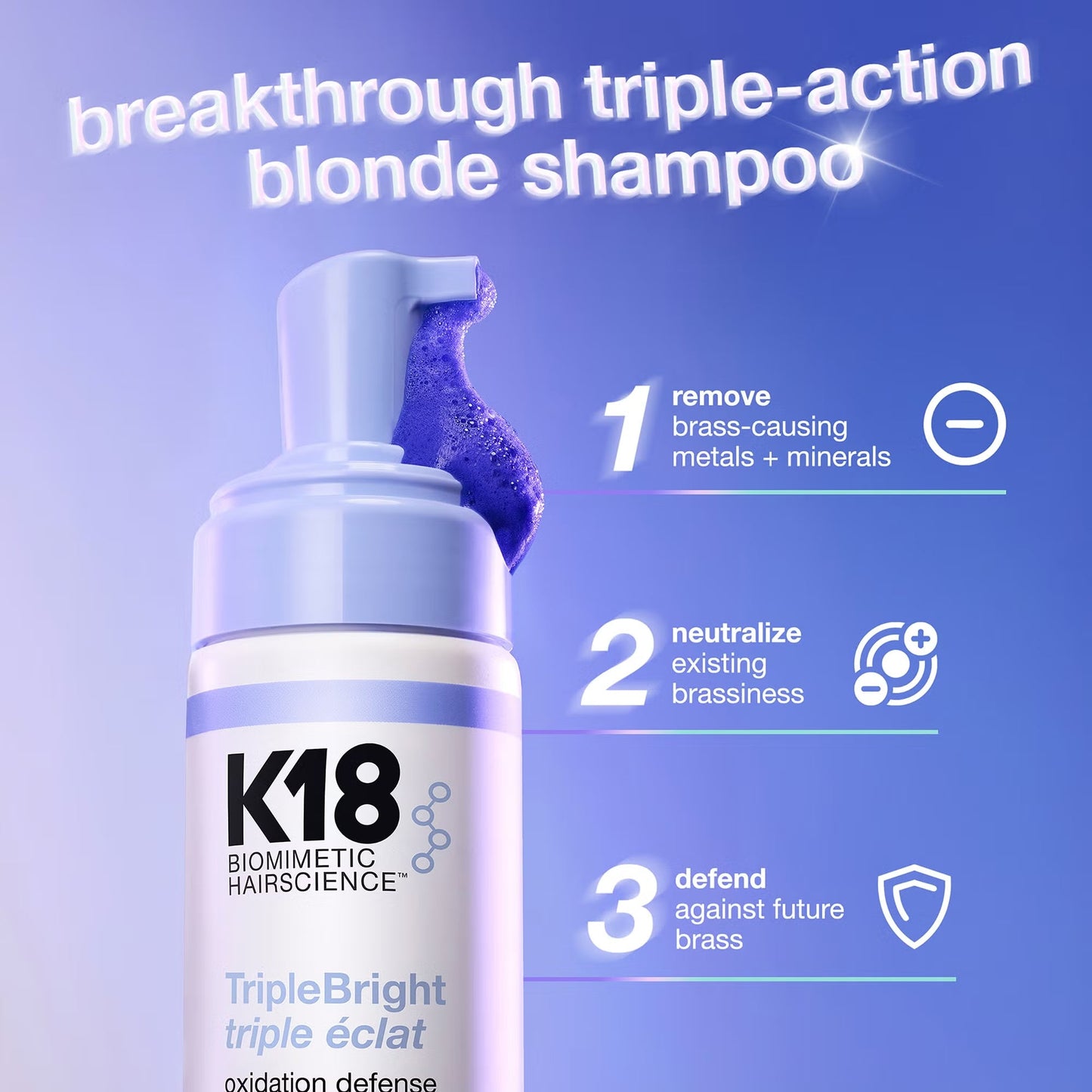 K18 TripleBright Shampoo 125ml