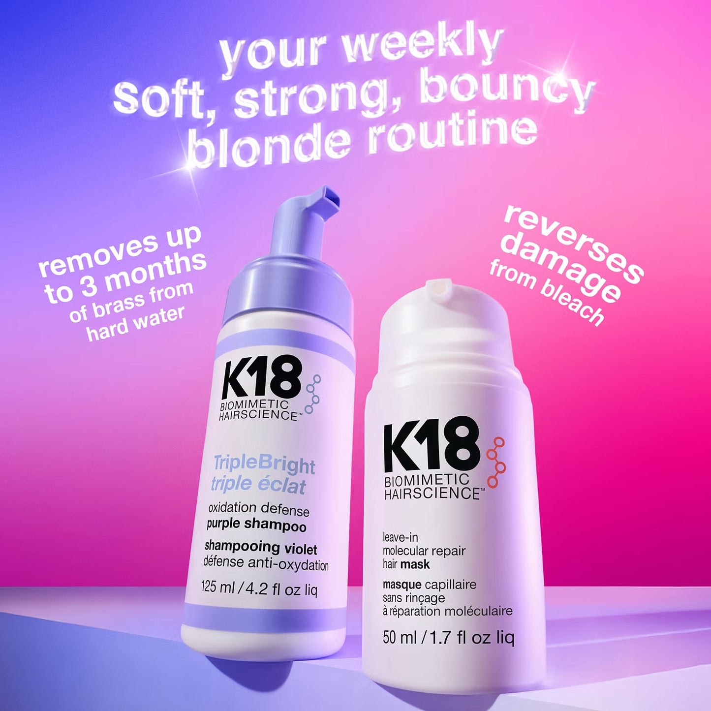 K18 TripleBright Shampoo 125ml