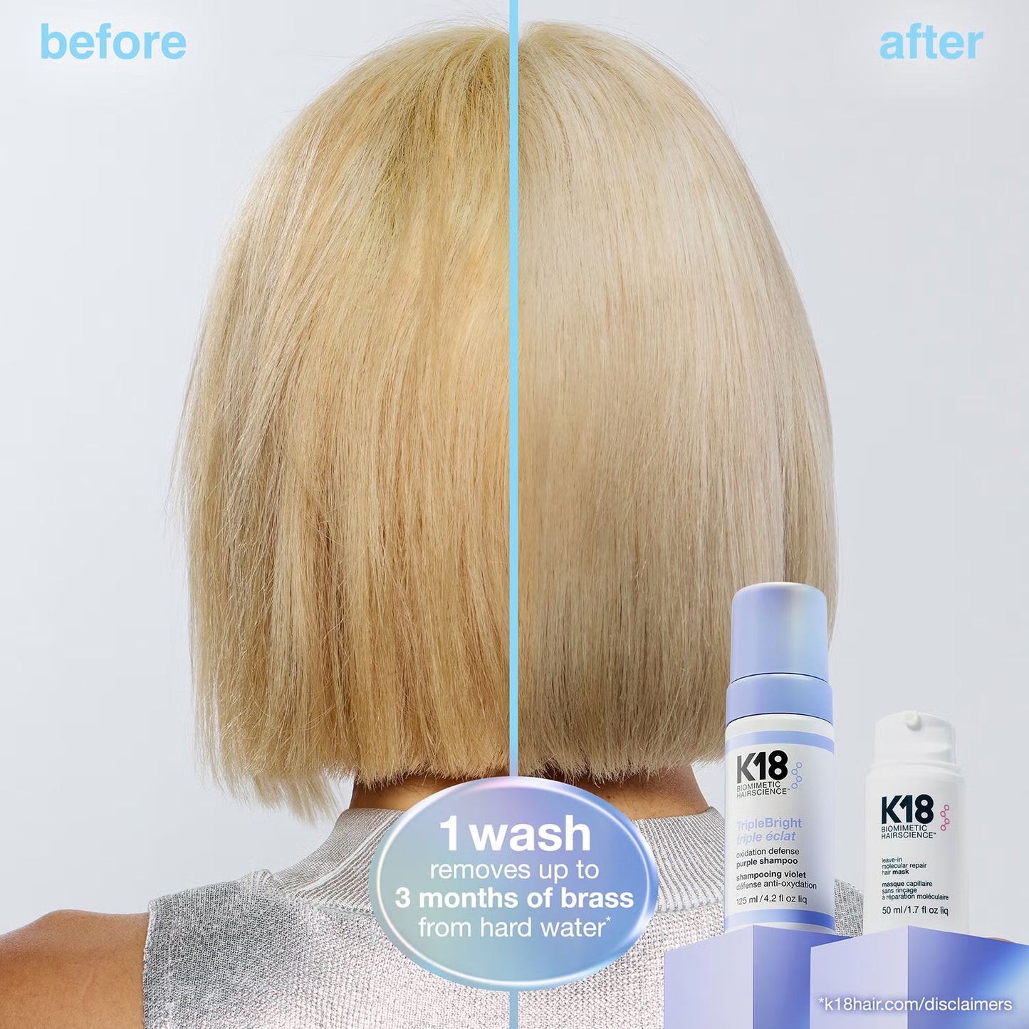 K18 TripleBright Shampoo 125ml