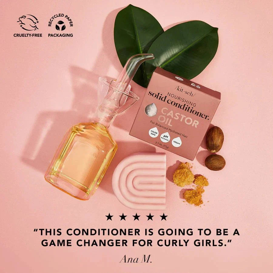 Kitsch Kitsch Castor Oil Nourishing Solid Conditioner Bar 77g Conditioner