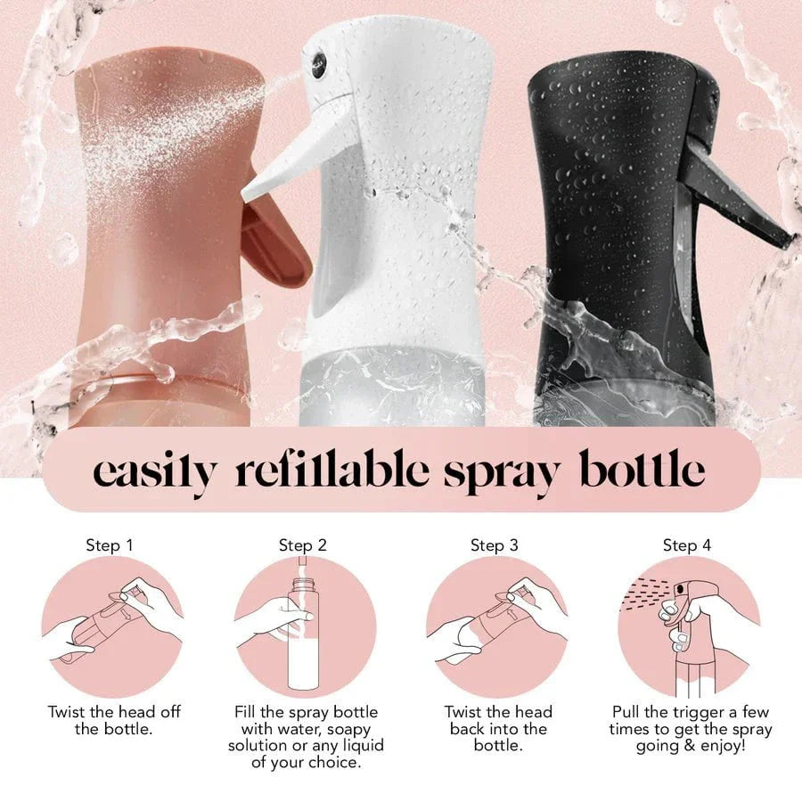 Kitsch Kitsch Recycled Plastic Continuous Spray Bottle - Terracotta Hair Care [Health and Beauty]