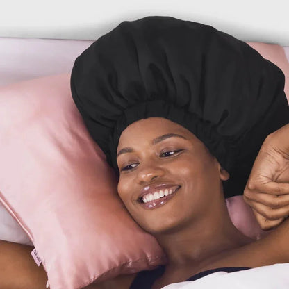 Kitsch Kitsch Satin Sleep XL Adjustable Bonnet - Black Hair Care [Health and Beauty]