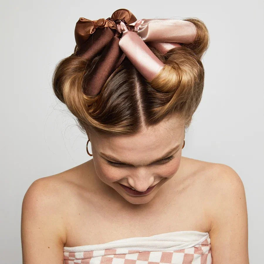 Kitsch Kitsch Satin XL Flexi Rods 4pc Set- Rosewood Hair Styling Products