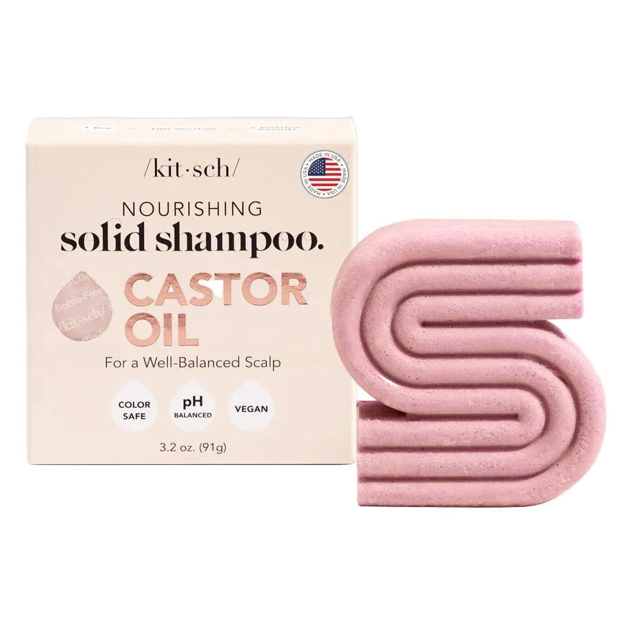 Kitsch Kitsch Castor Oil Nourishing Solid Shampoo Bar 91g Shampoo