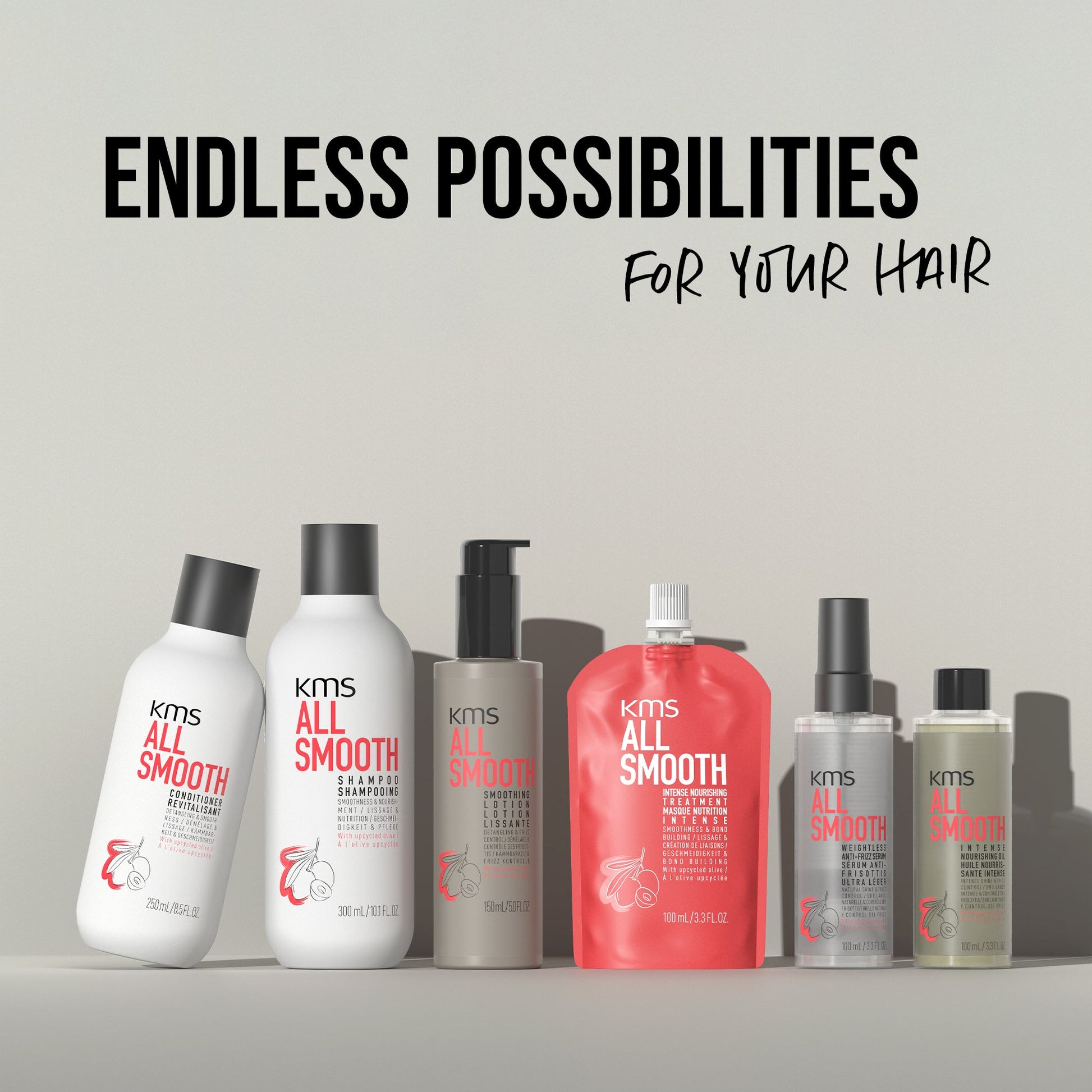 KMS KMS All Smooth Anti-Frizz Serum 100ml Hair Treatments