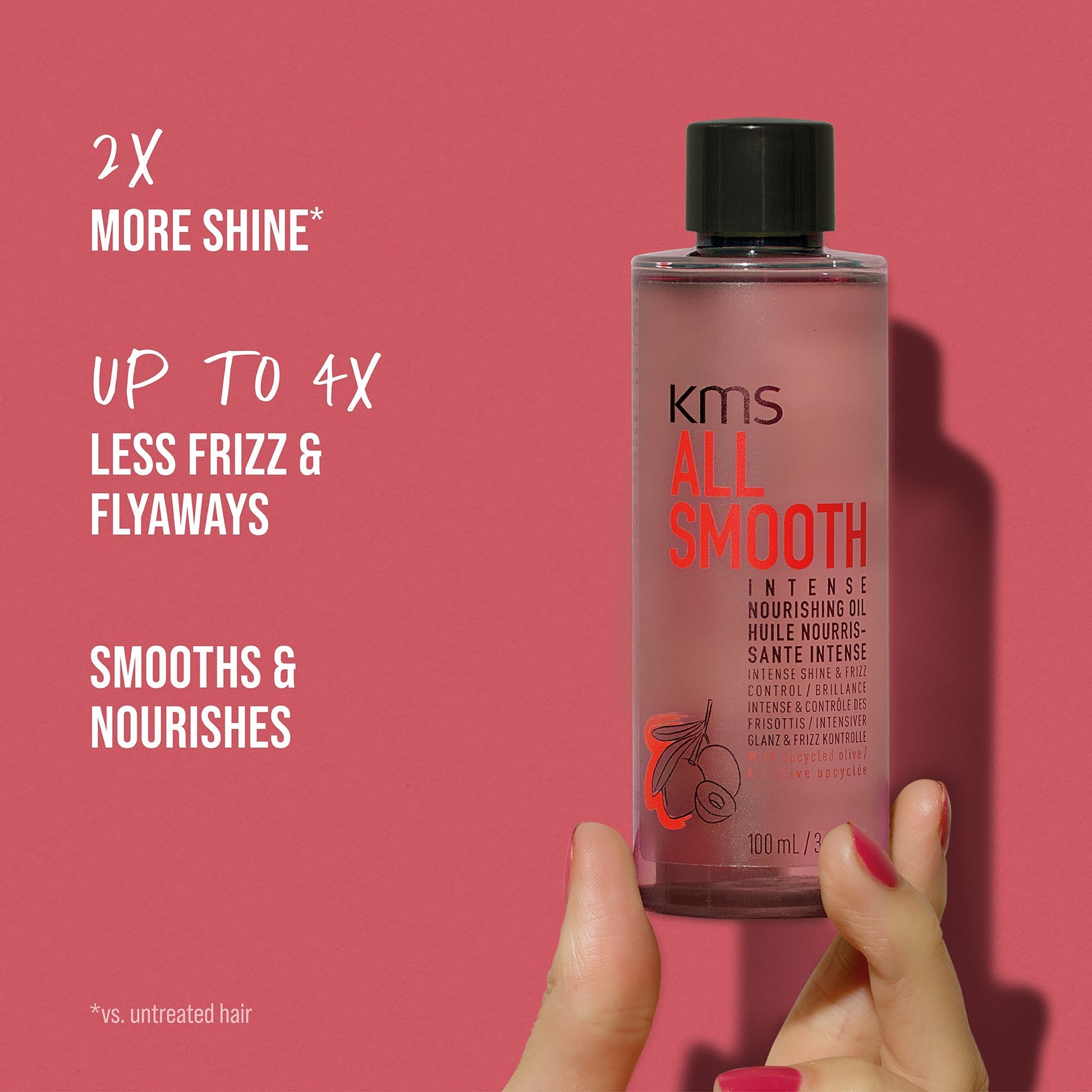 KMS KMS All Smooth Intense Nourishing Oil 100ml Hair Treatments
