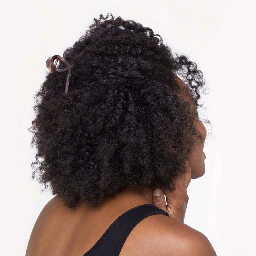 Kitsch Recycled Plastic Loop Claw Clips 2pc Set - Black & Tort