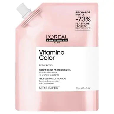 LOreal Professionnel L'Oreal Professionnel Serie Expert Vitamino Color Shampoo Refill Pouch 500ml Shampoo