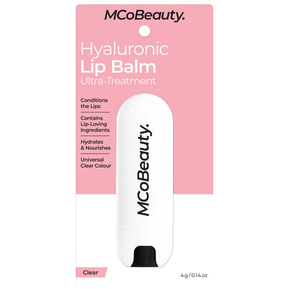 MCoBeauty MCoBeauty Hyaluronic Ultra-Treatment Lip Balm 4g - Clear Cosmetics