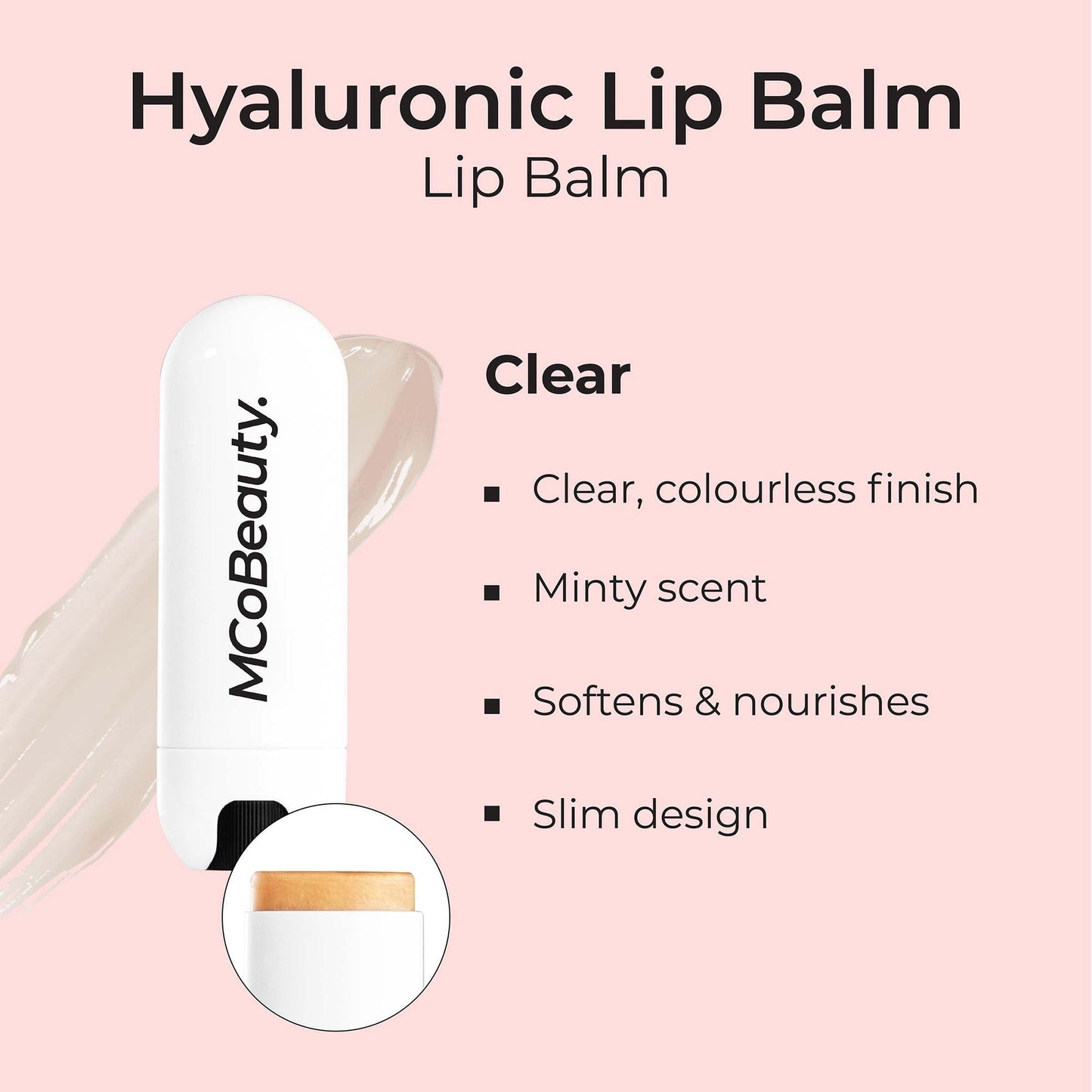 MCoBeauty MCoBeauty Hyaluronic Ultra-Treatment Lip Balm 4g - Clear Cosmetics