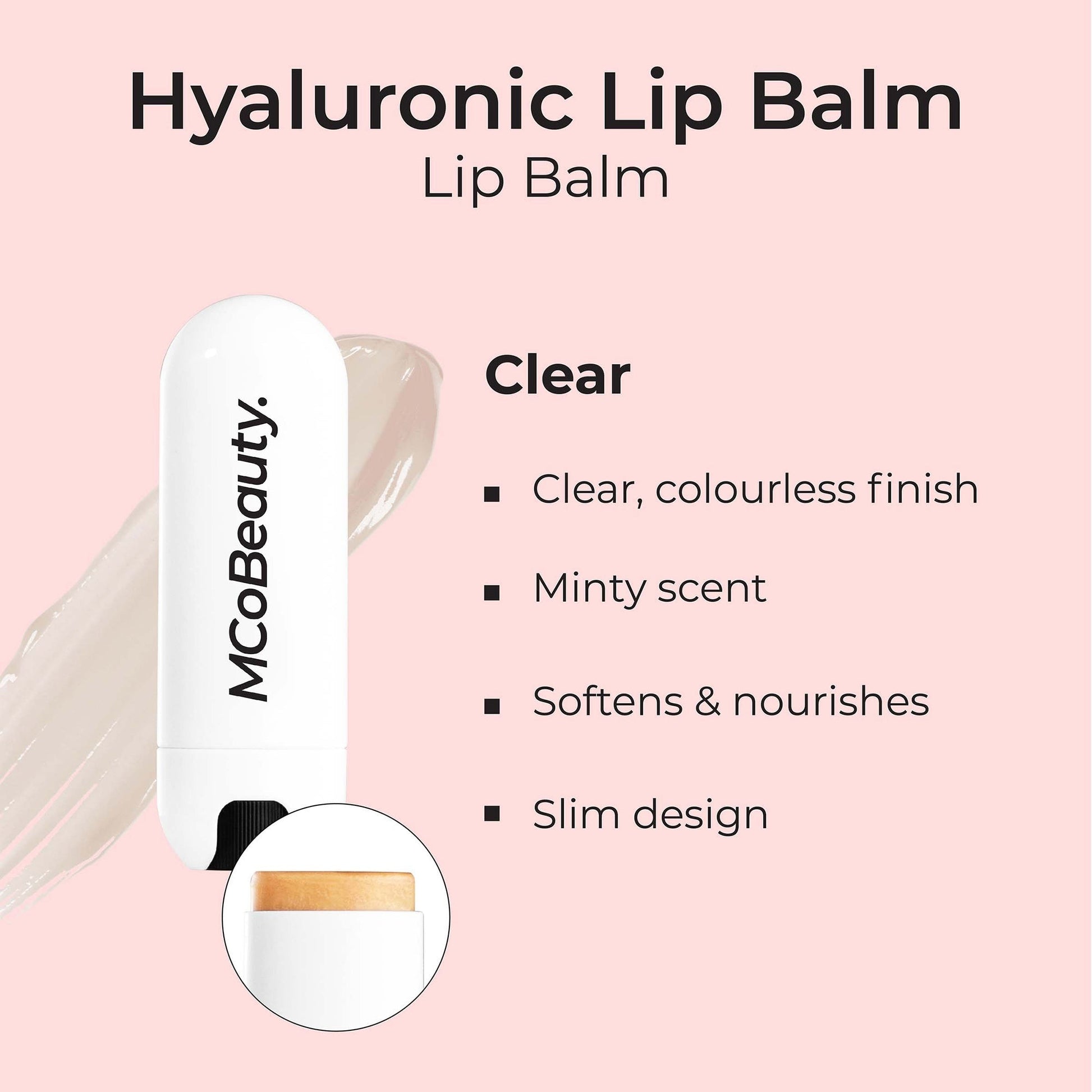 MCoBeauty MCoBeauty Hyaluronic Ultra-Treatment Lip Balm 4g - Clear Cosmetics