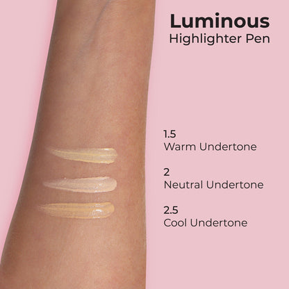 MCoBeauty MCoBeauty Luminous Highlighter Pen 2.5ml (Various Shades) Cosmetics