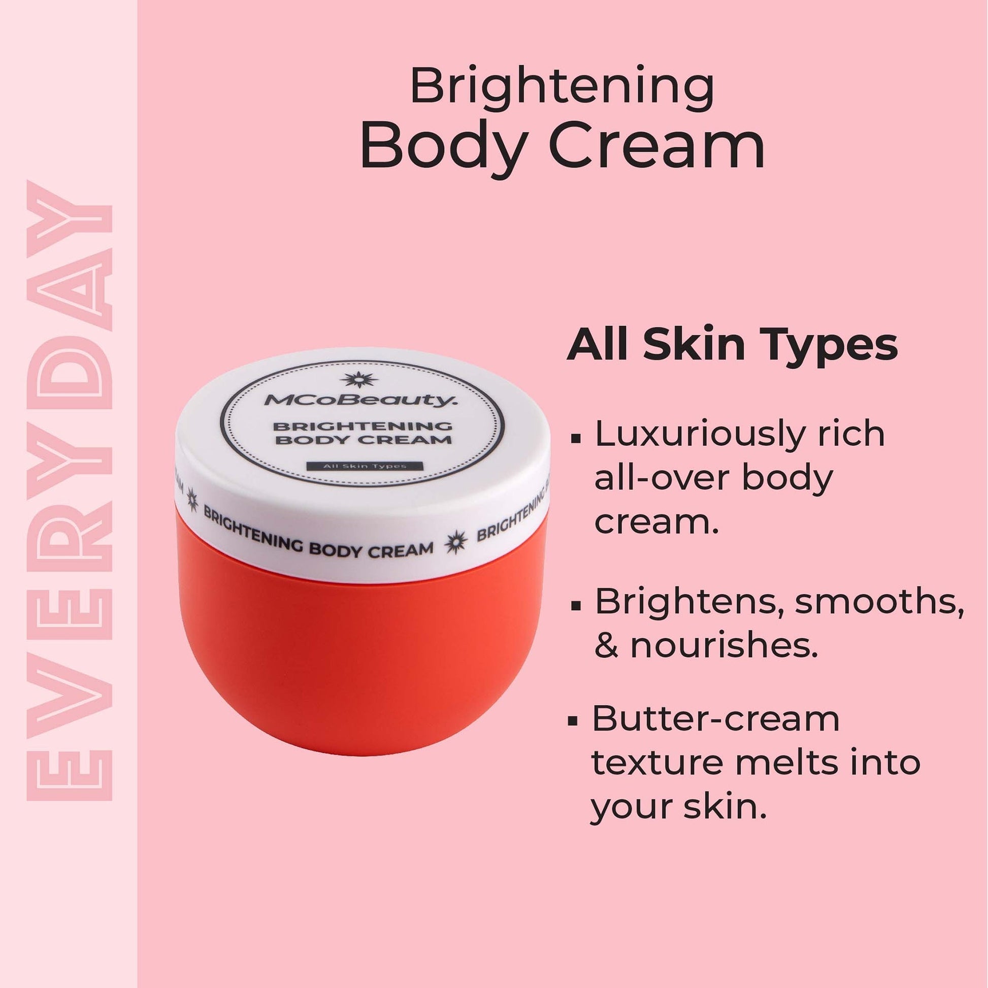 MCoBeauty MCoBeauty Everyday - Brightening Body Cream 240ml Skin Care