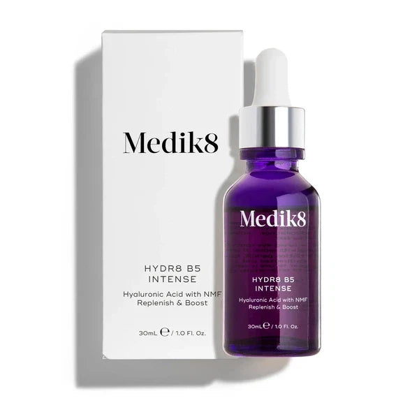 Medik8 Hydr8 B5 Intense – Hydrating Serum 30ml - Product and Carton