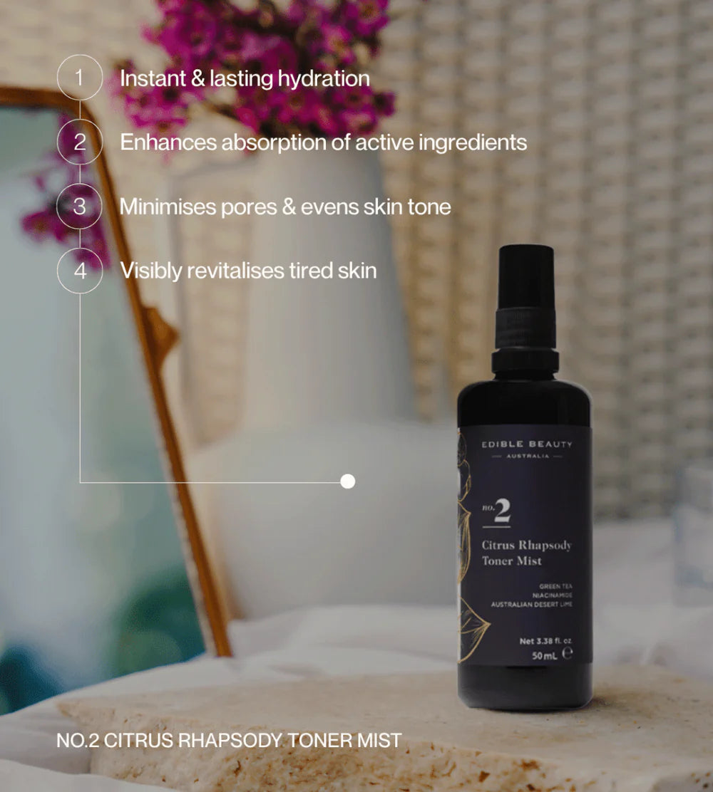 Edible Beauty No. 2 Citrus Rhapsody Toner Mist 50ml