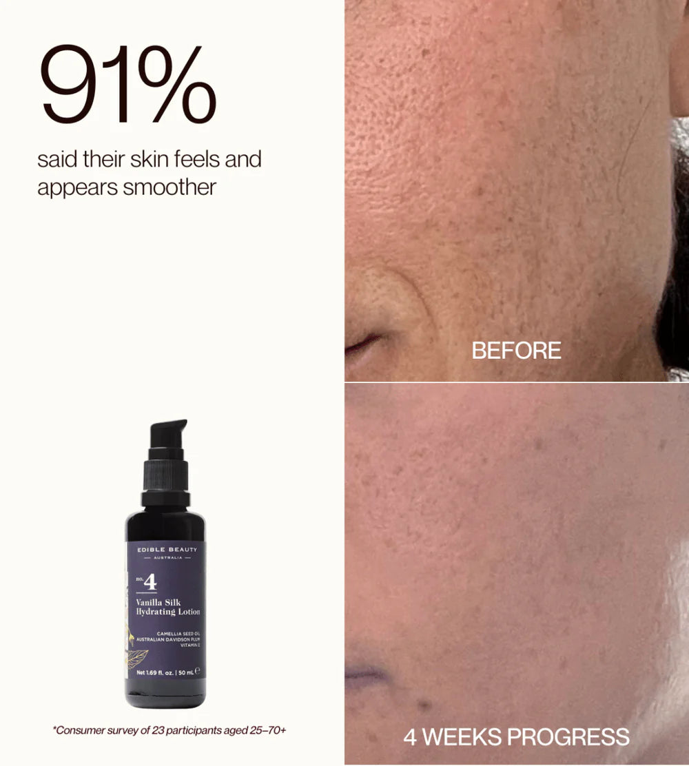 Edible Beauty No. 4 Vanilla Silk Hydrating Lotion 50ml