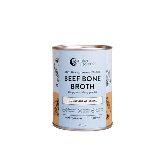Nutra Organics 125g Nutra Organics Beef Broth Hearty Original supplements