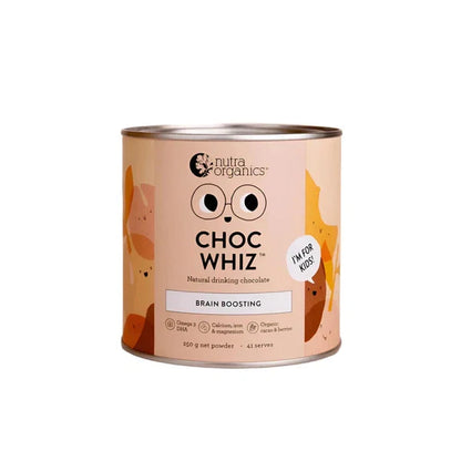 Nutra Organics 250g Nutra Organics Choc Whiz supplements