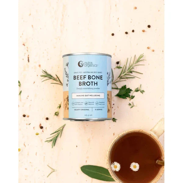 Nutra Organics Nutra Organics Beef Broth Hearty Original supplements