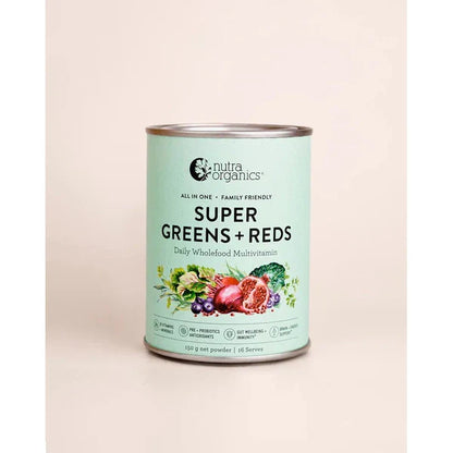 Nutra Organics Original / 150g Nutra Organics Super Greens and Reds supplements