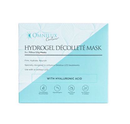 Omnilux Omnilux Hydrogel Décolleté Mask (3 pack) Facial Masks