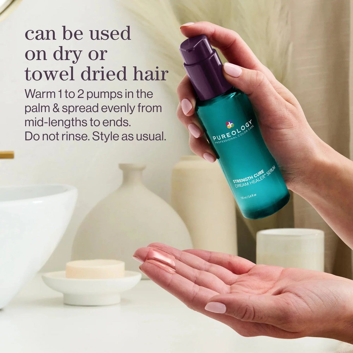 Pureology Pureology Strength Cure Dream Healer Serum 100ml Hair Oils & Serums