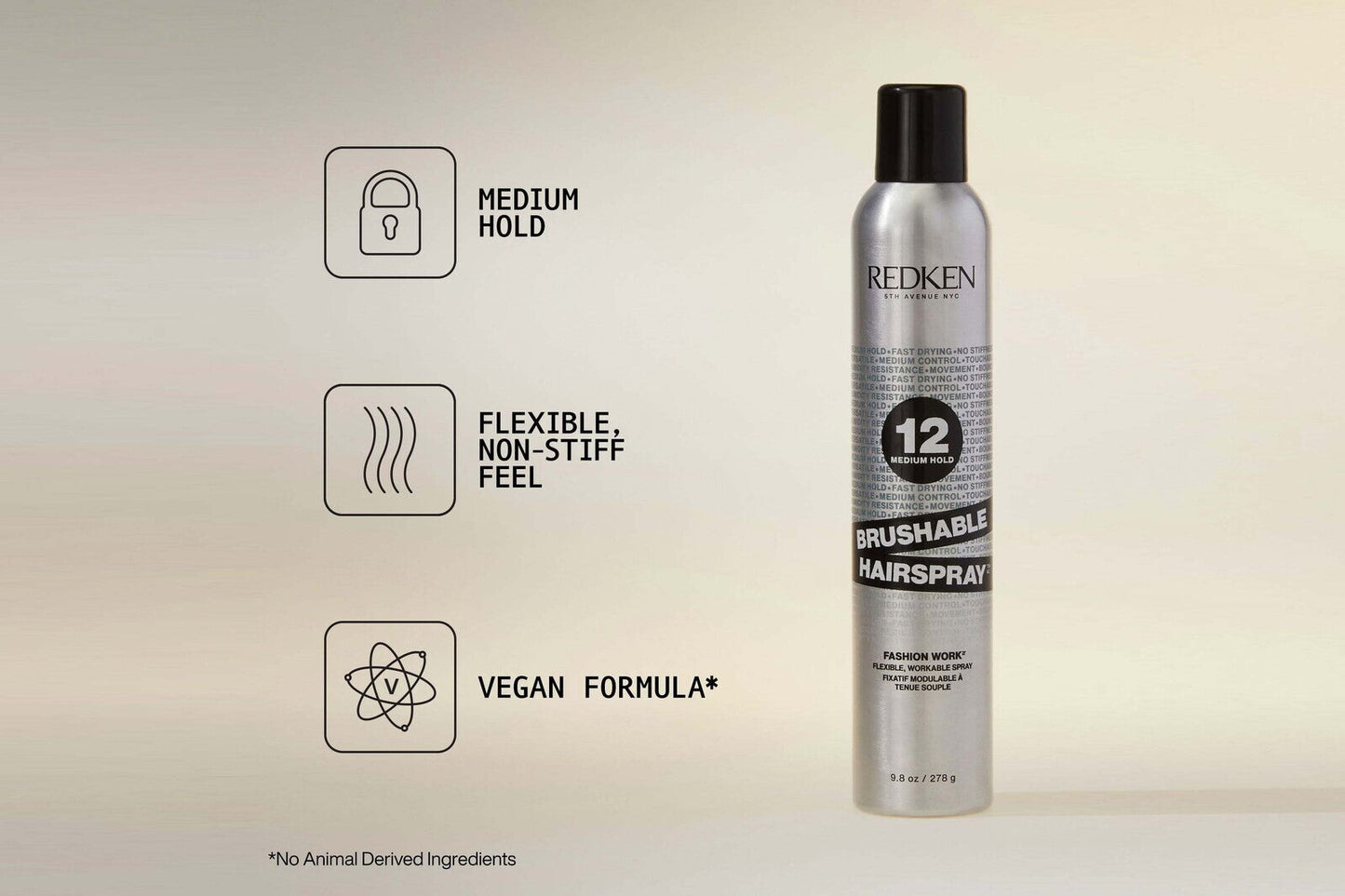 Redken Redken Brushable Hairspray 290g Hair Styling Products