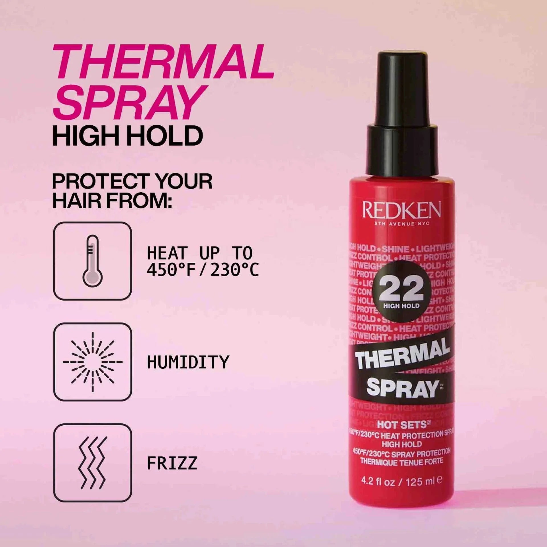 Redken Redken Thermal Spray High Hold 125ml Hair Styling Products
