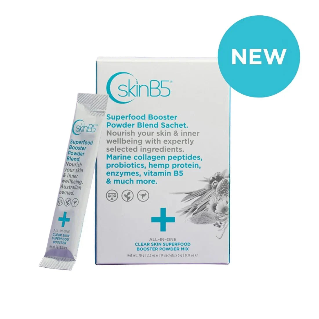 SkinB5 SkinB5 Clear Skin Superfood Booster 5g x 14 Sachets Wellness