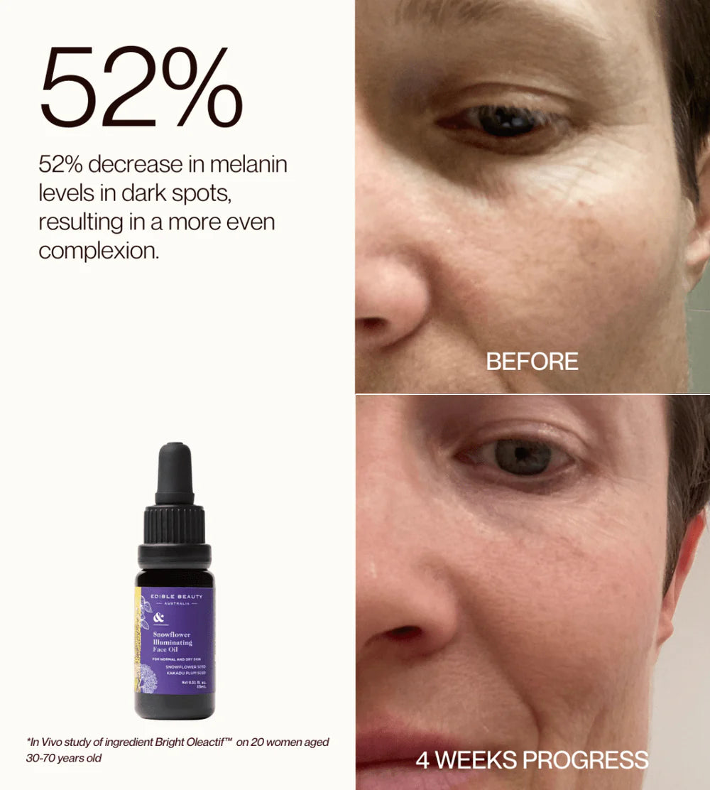 Edible Beauty & Snowflower Illuminating Face Oil 15ml